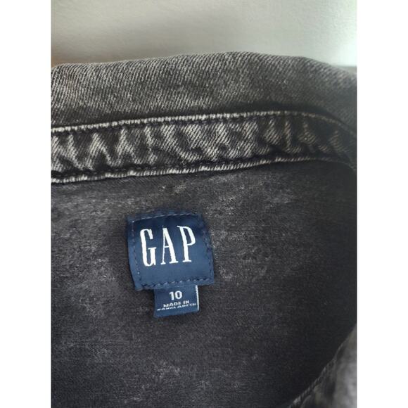 Gap Women's Denim Jumpsuit Boiler Suit Grey Wash size 10 - Picture 4 of 10